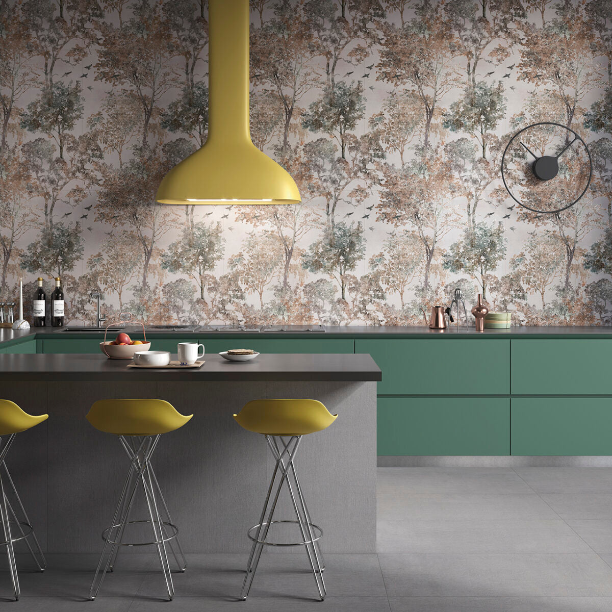 Serenissima & Cir SHOWALL WALL14 FOREST MAT