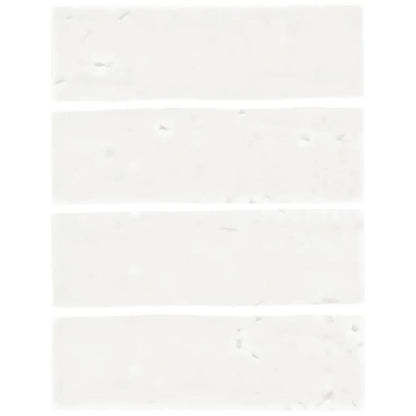 Nanda Tiles LAUREL CLAY PRIMA WHITE BLINK. main image