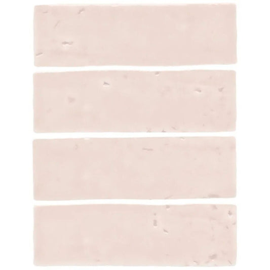 Nanda Tiles LAUREL CLAY SOFT PINK BLINK. main image