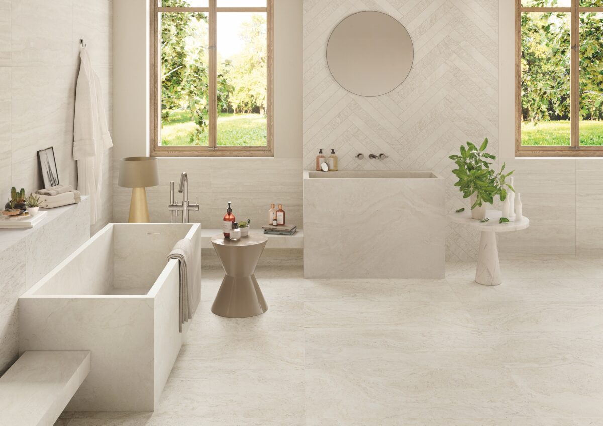 Provenza UNI. TRAVERTINE MINIMAL WHITE NAT.